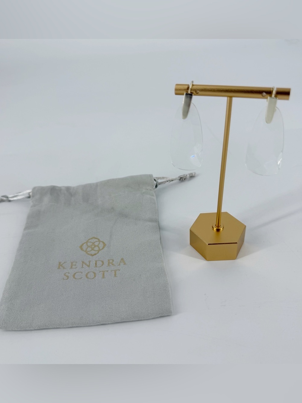 Kendra Scott Maize Clear Translucent Earrings